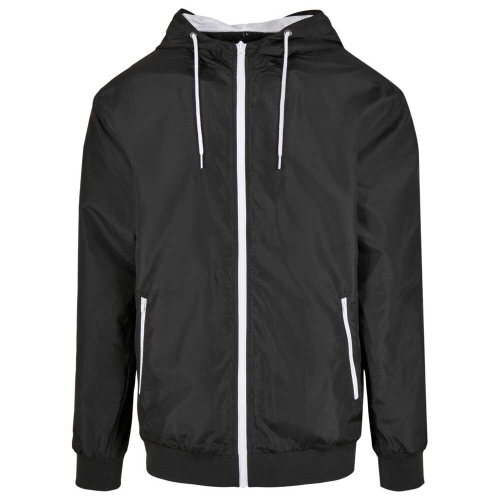 

Куртка Build Your Brand Recycled Windrunner, черный