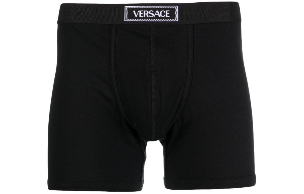 

Эластичные боксеры с логотипом 90-х годов на поясе VERSACE, 1 Pack (Black)