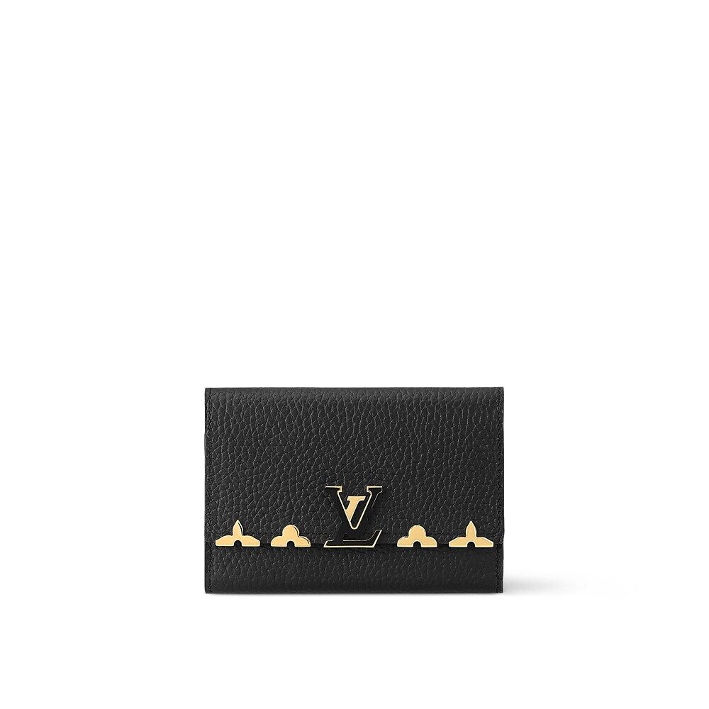

Компактный кошелек Capucines Louis Vuitton, черный
