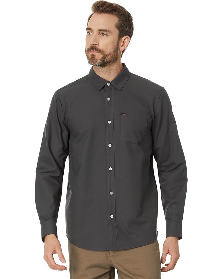 

Лонгслив Volcom Veeco Oxford Long Sleeve, цвет Stealth