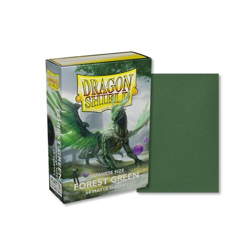 

Чехол для карточек Unit Dragon Shield Matte Sleeves Japanese Size- Forest Green (60) Dragon Shield