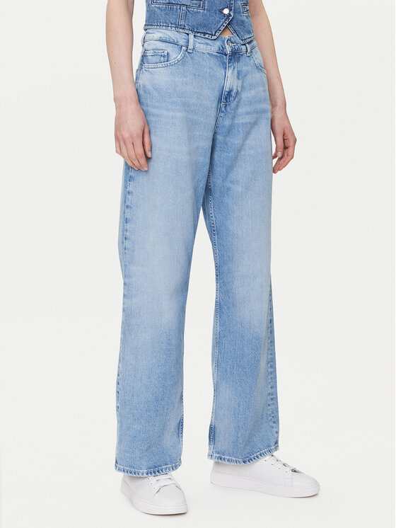 

Широкие джинсы Madison 1016211 Mustang, голубой