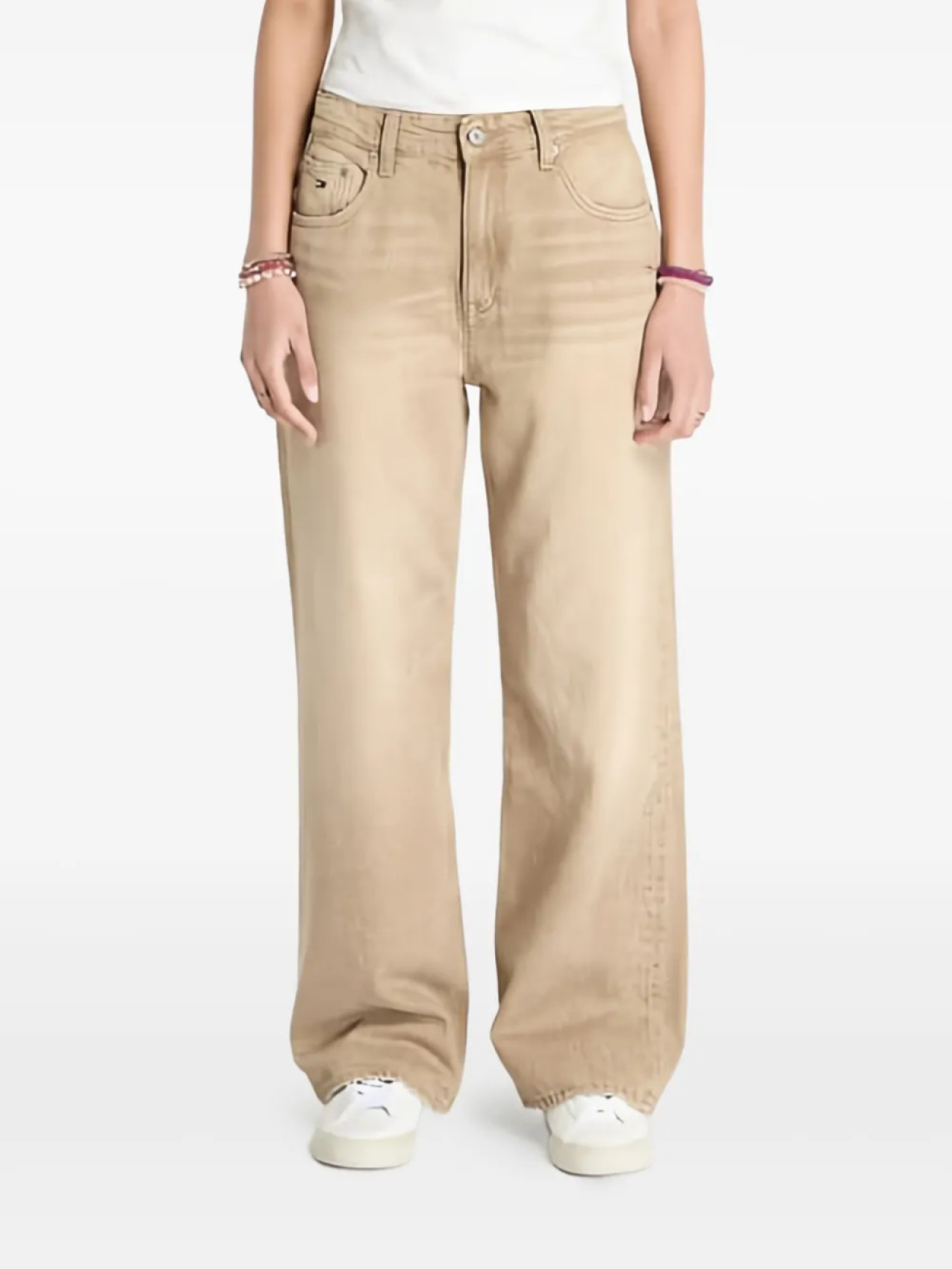 

Tommy Jeans Mia Mr Расслабленные прямые джинсы, нейтральный