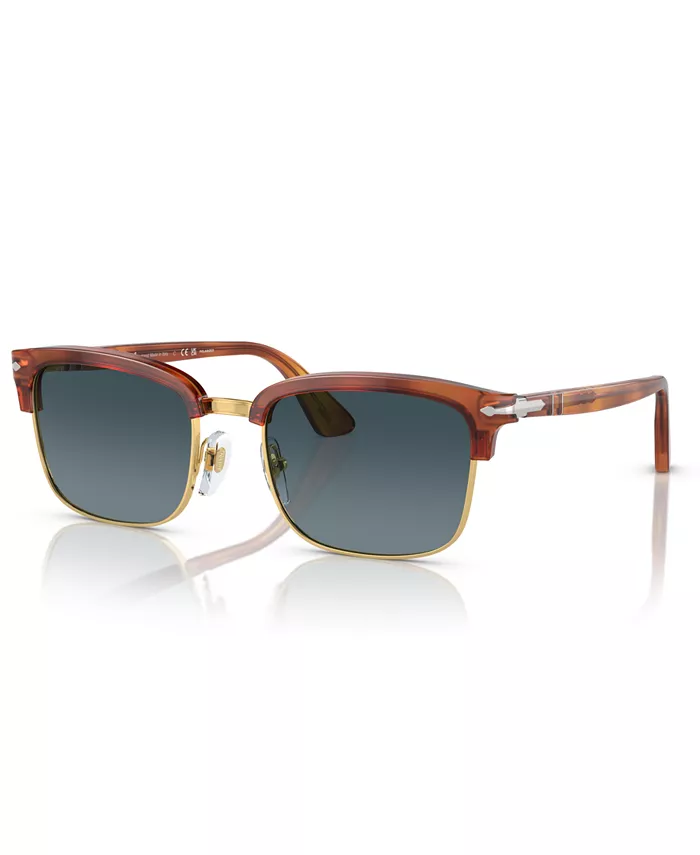 

Унисекс поляризованные солнцезащитные очки, градиентные PO3327S Persol, коричневый