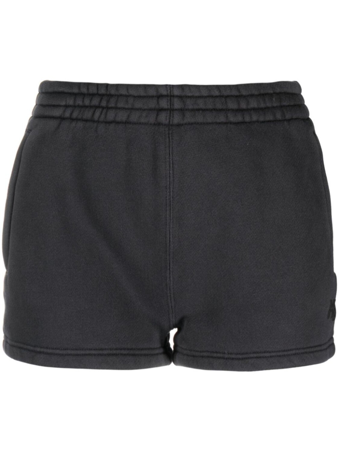 

Alexander Wang шорты из джерси с тисненым логотипом, серый