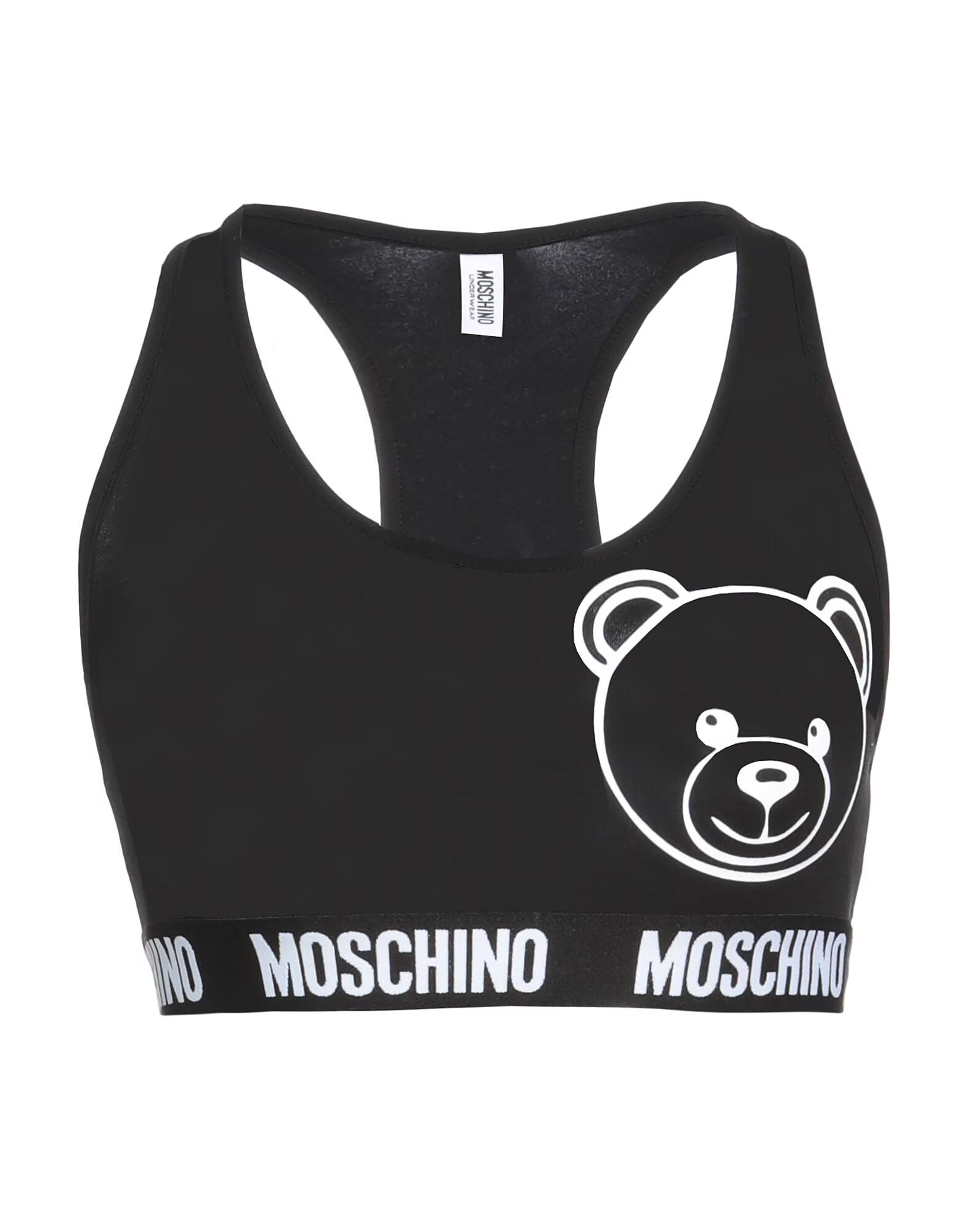 

Спортивный бюстгальтер Moschino, черный