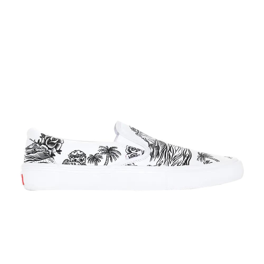 

Кроссовки Sketchy Tank x Slip-On Pro Vans, белый