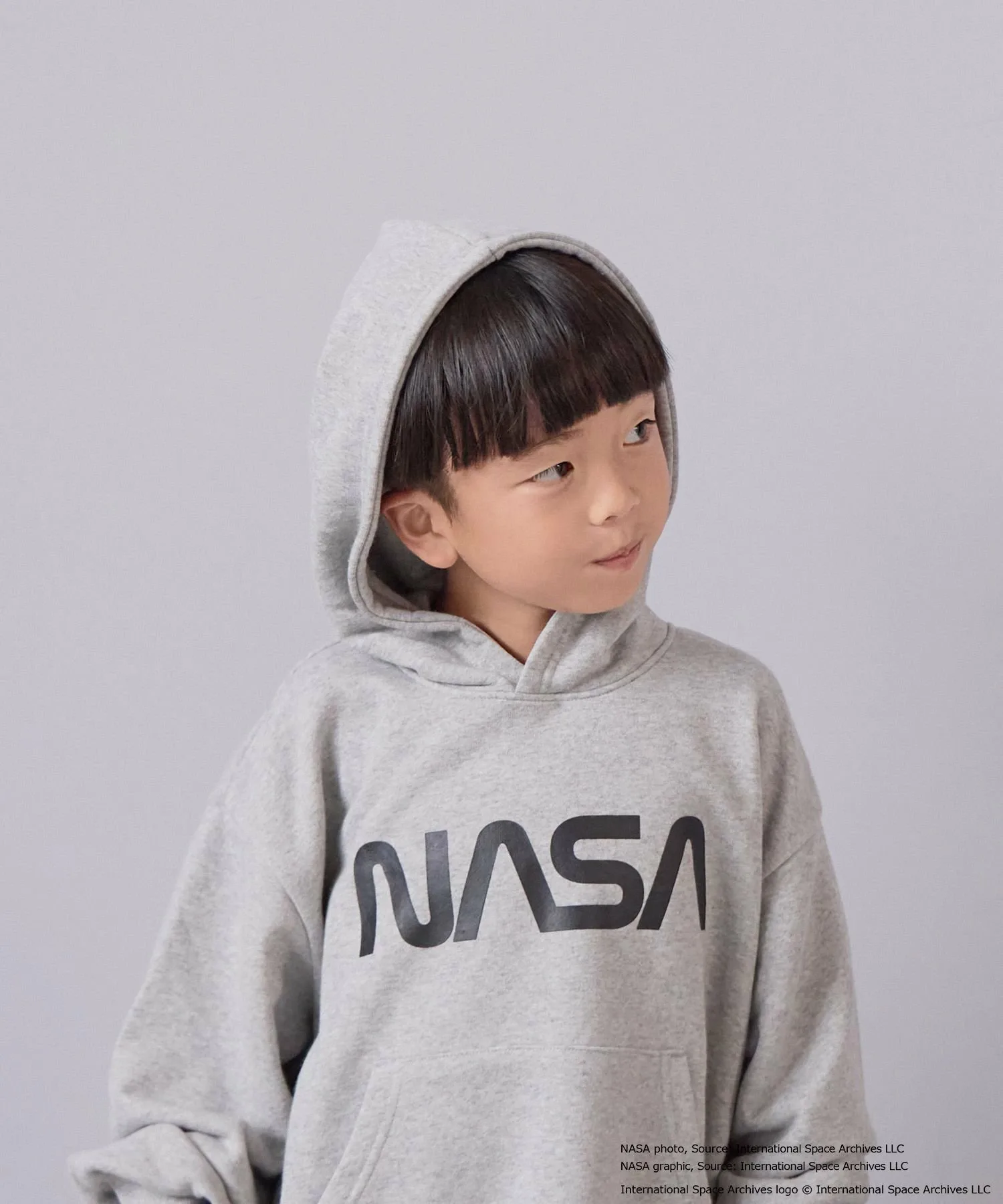 Толстовка с логотипом NASA Lowrys Farm, Gray (15)
