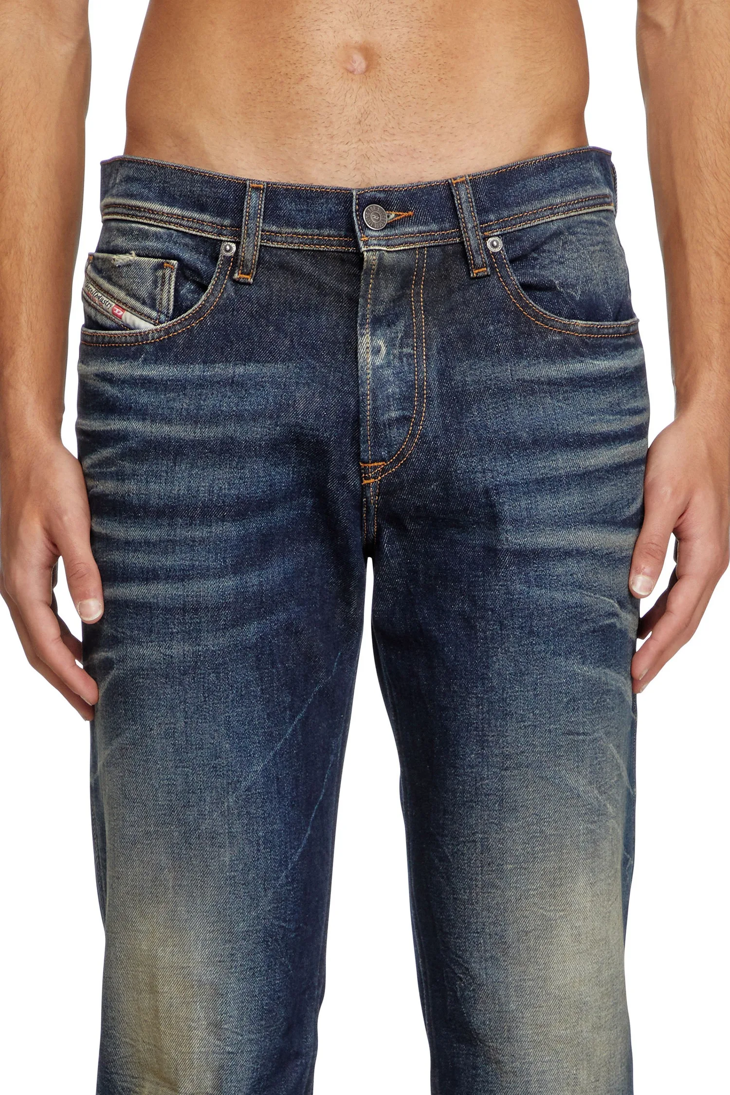 Мужские джинсовые брюки 2023 D-FINITIVE Diesel, Indigo Blue — фото 3