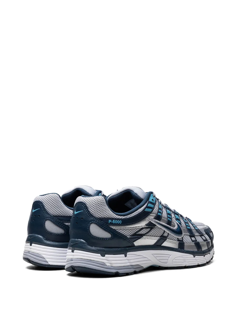 Кроссовки P-6000 Armory Navy/Flat Silver Nike, синий — фото 3