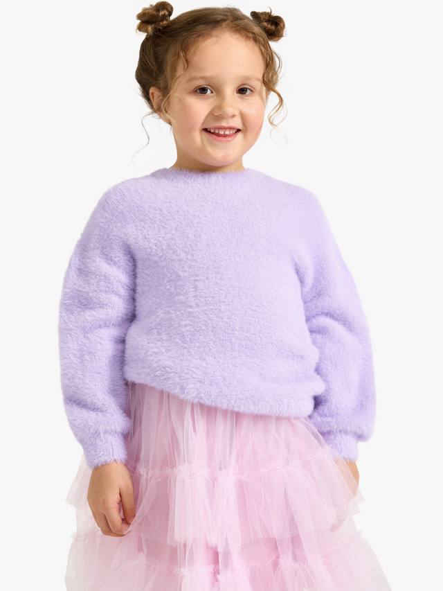 

Детский пушистый джемпер Lindex, Light Lilac
