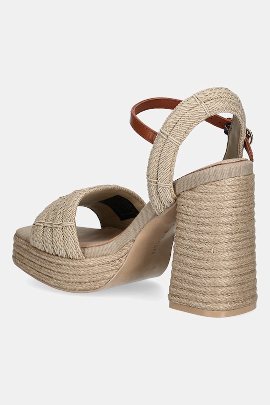 Сандалии Rope Heel Platform Sandal Tommy Hilfiger, бежевый — фото 3