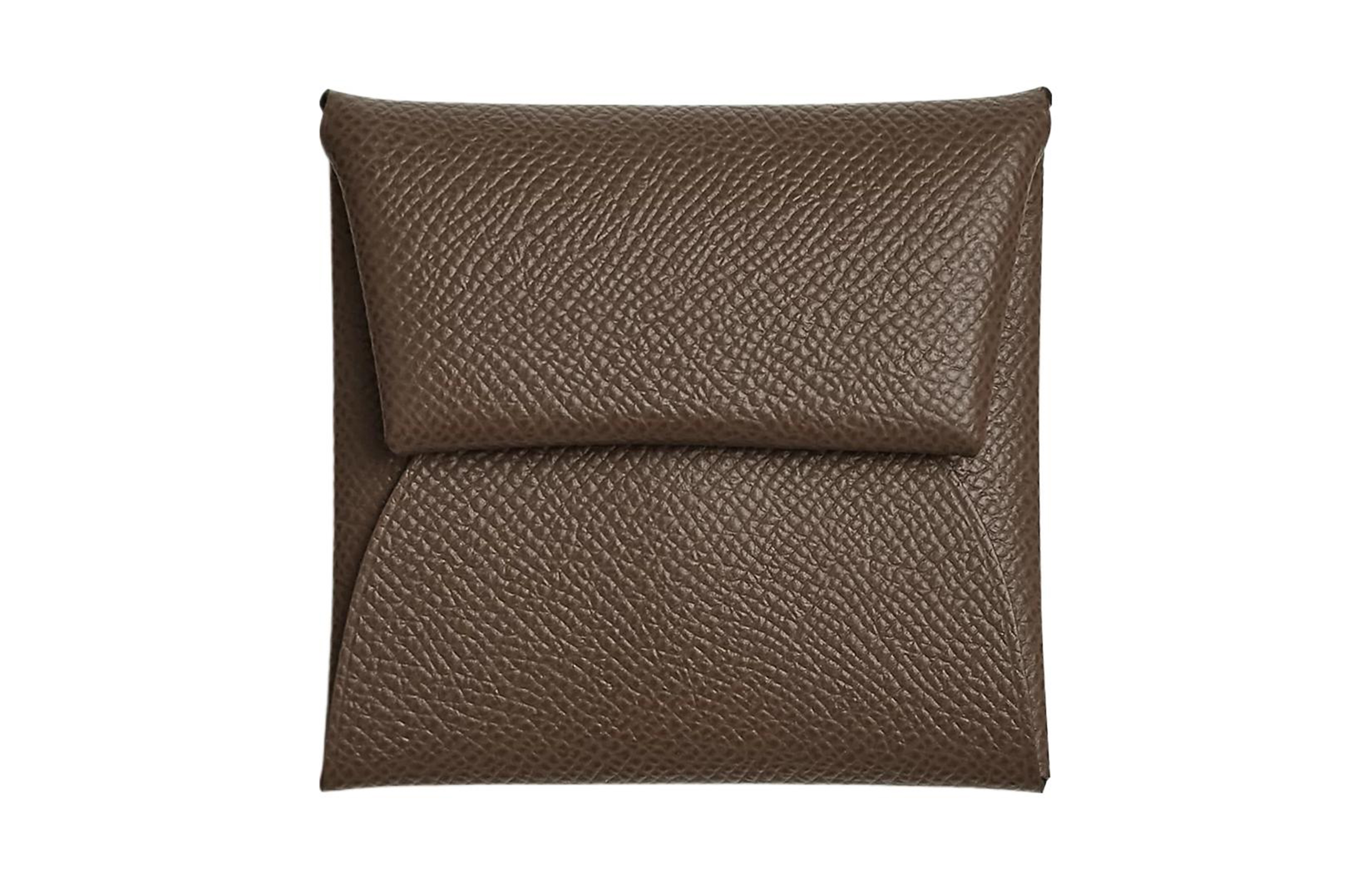 

Кошелек для монет Bastia Epsom Leather, женский, 4C, цвет коры Ecorce HERMES, 4C Ecorce Bark Color
