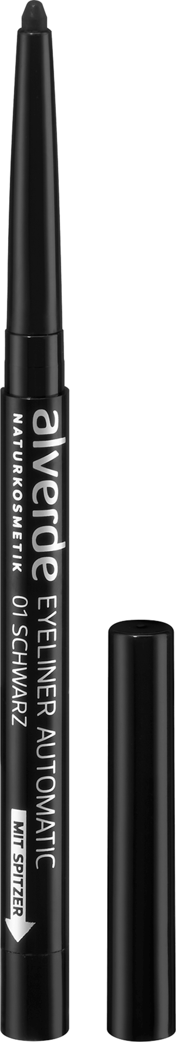 

Подводка для глаз alverde NATURKOSMETIK Eyeliner Automatic 01 Schwarz, 0,3 g