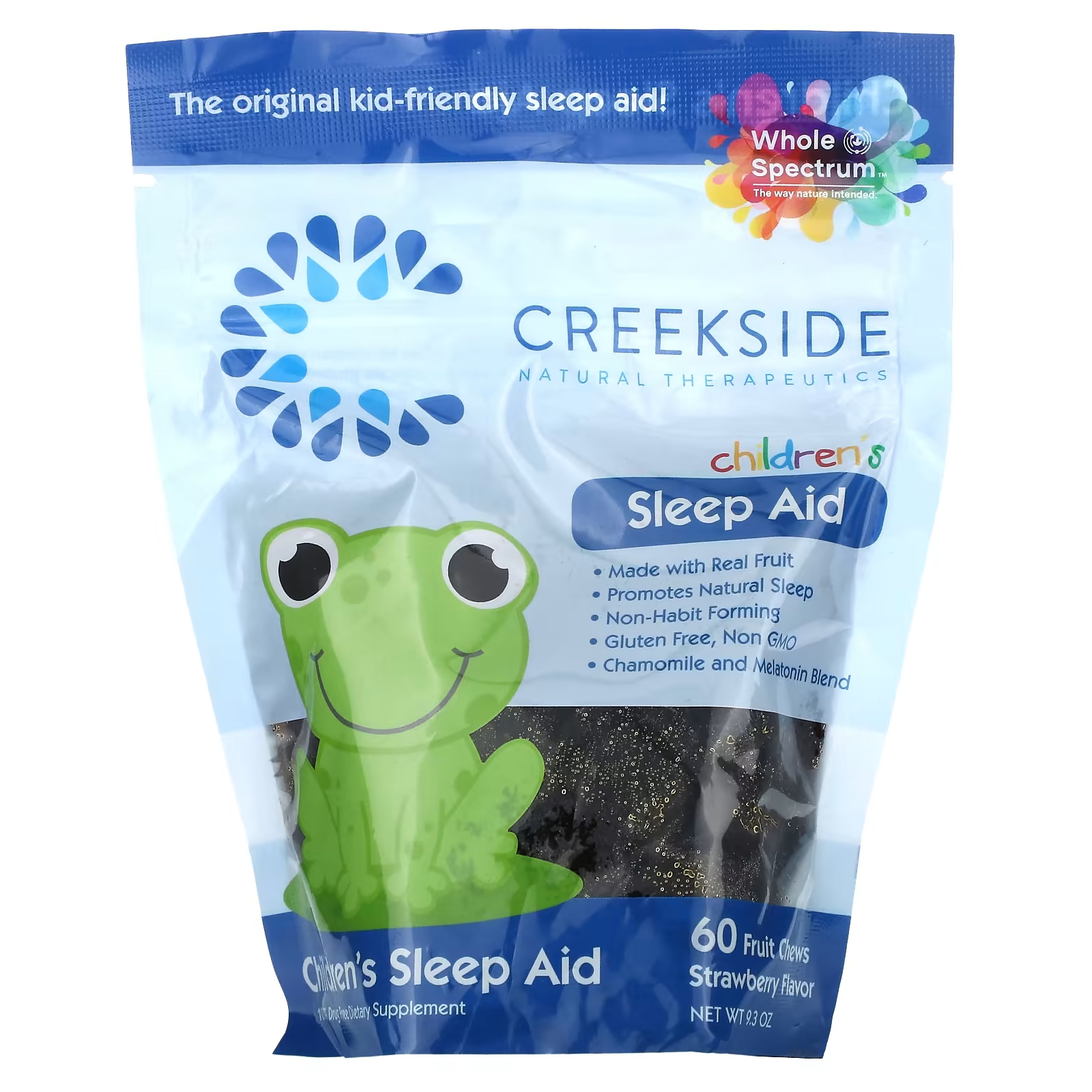 

Добавка Creekside Natural Therapeutics Children's Sleep Aid, 60 жевательных фруктов