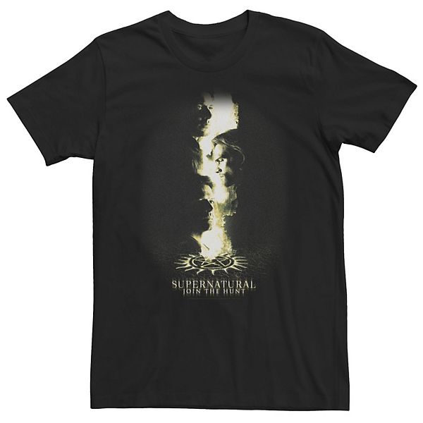 

Футболка с портретом Сама и Дина и пентаграммой Big & Tall Supernatural Licensed Character