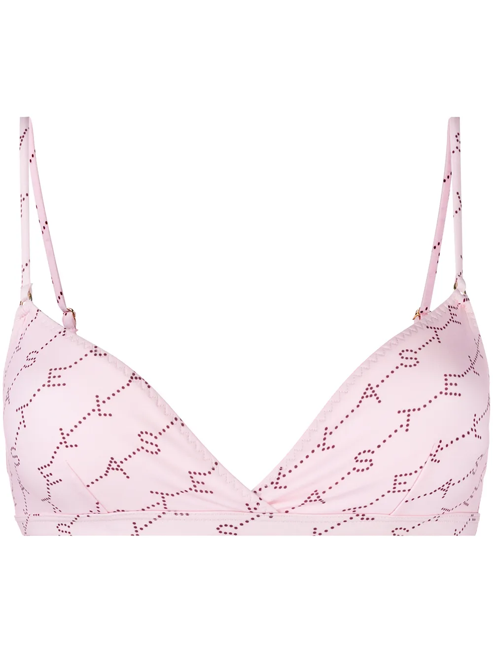 

Лиф бикини с принтом STELLA MCCARTNEY, розовый