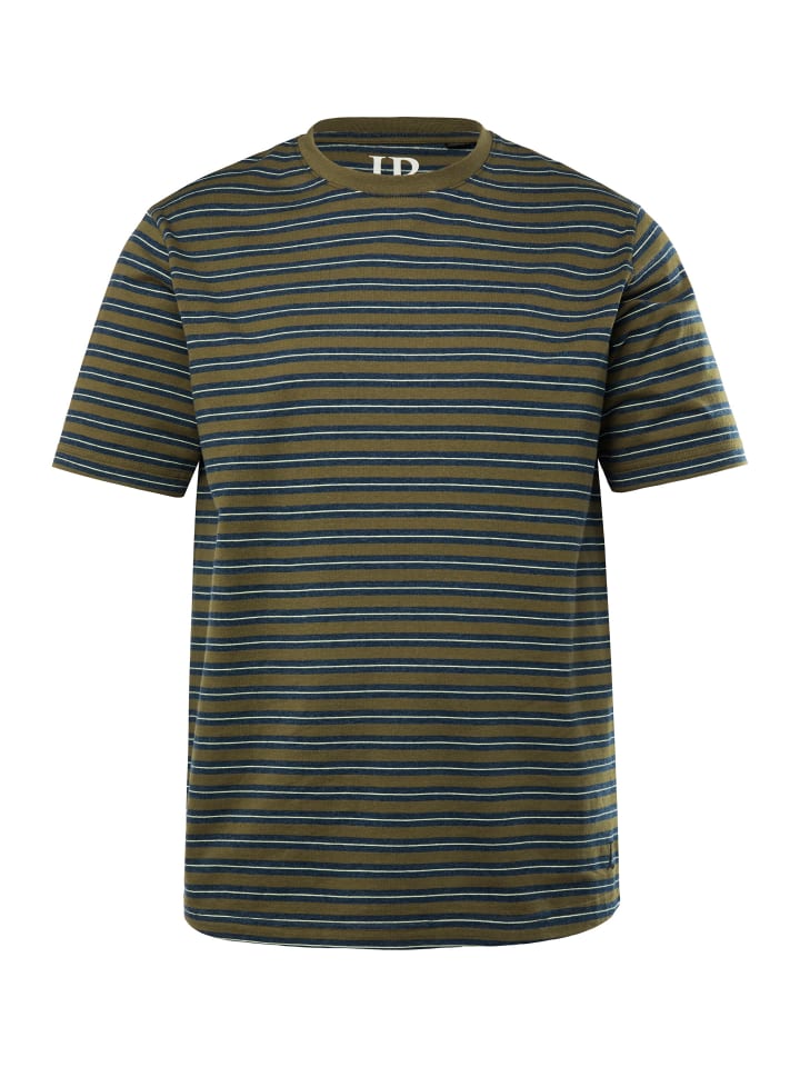 

Футболка с короткими рукавами темно-оливкового цвета JP1880, Зеленый, Футболка с короткими рукавами темно-оливкового цвета JP1880