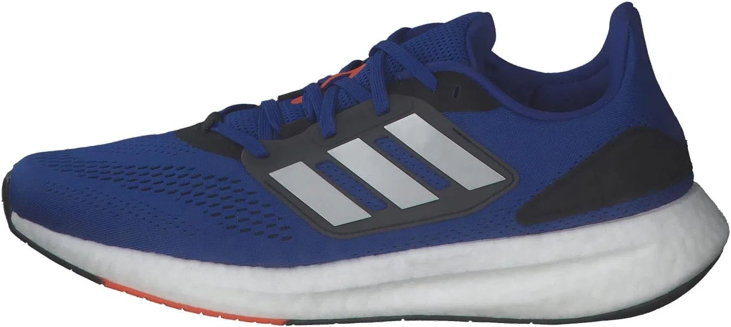 Кроссовки Adidas унисекс Pureboost 22, Team Royal Blue Matte Silver Core Black — фото 2