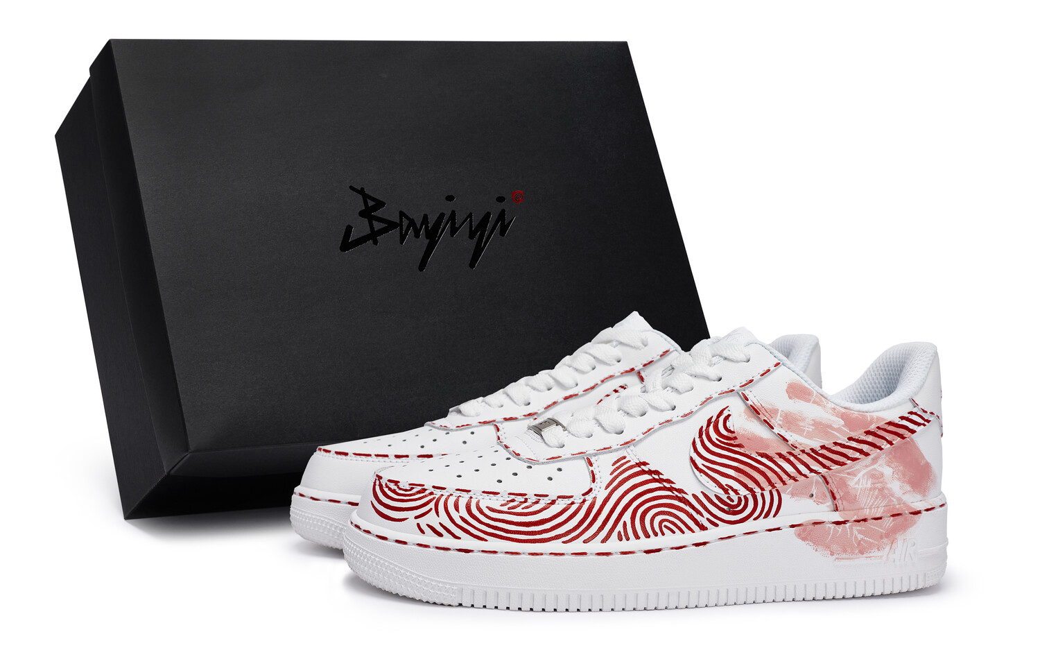 

Кроссовки Air Force 1 для скейтборда, унисекс, низкие, красный Nike