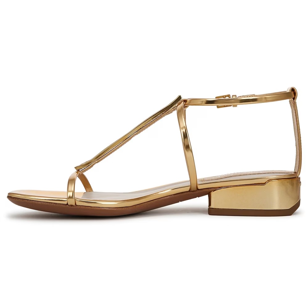 Босоножки на ремешках Misty Franco Sarto, gold faux leather — фото 4