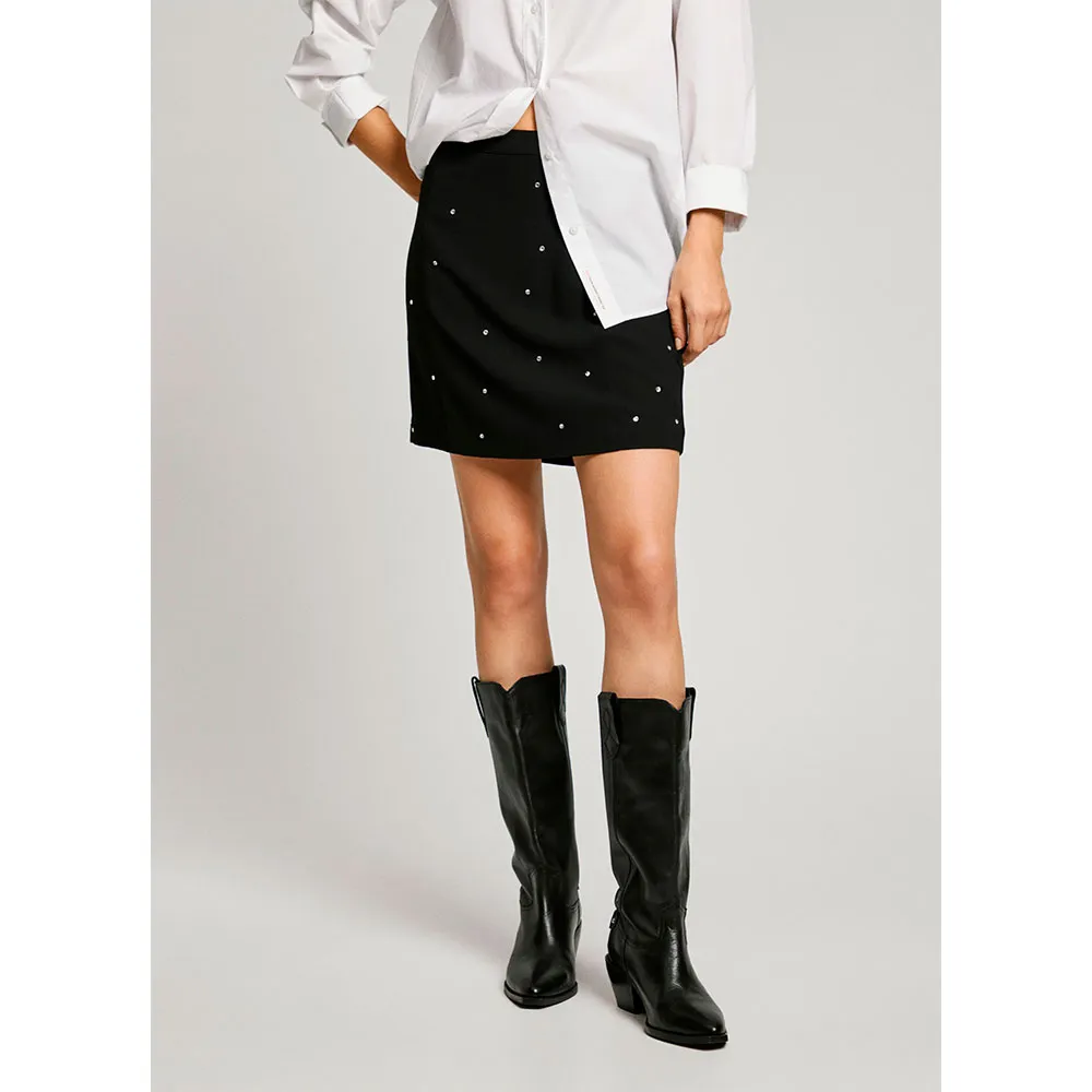 

Короткая юбка Pepe Jeans Aurora, черный