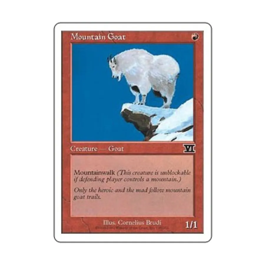 

CCG Горный козел (С), MTG - 6th Edition (Classic)