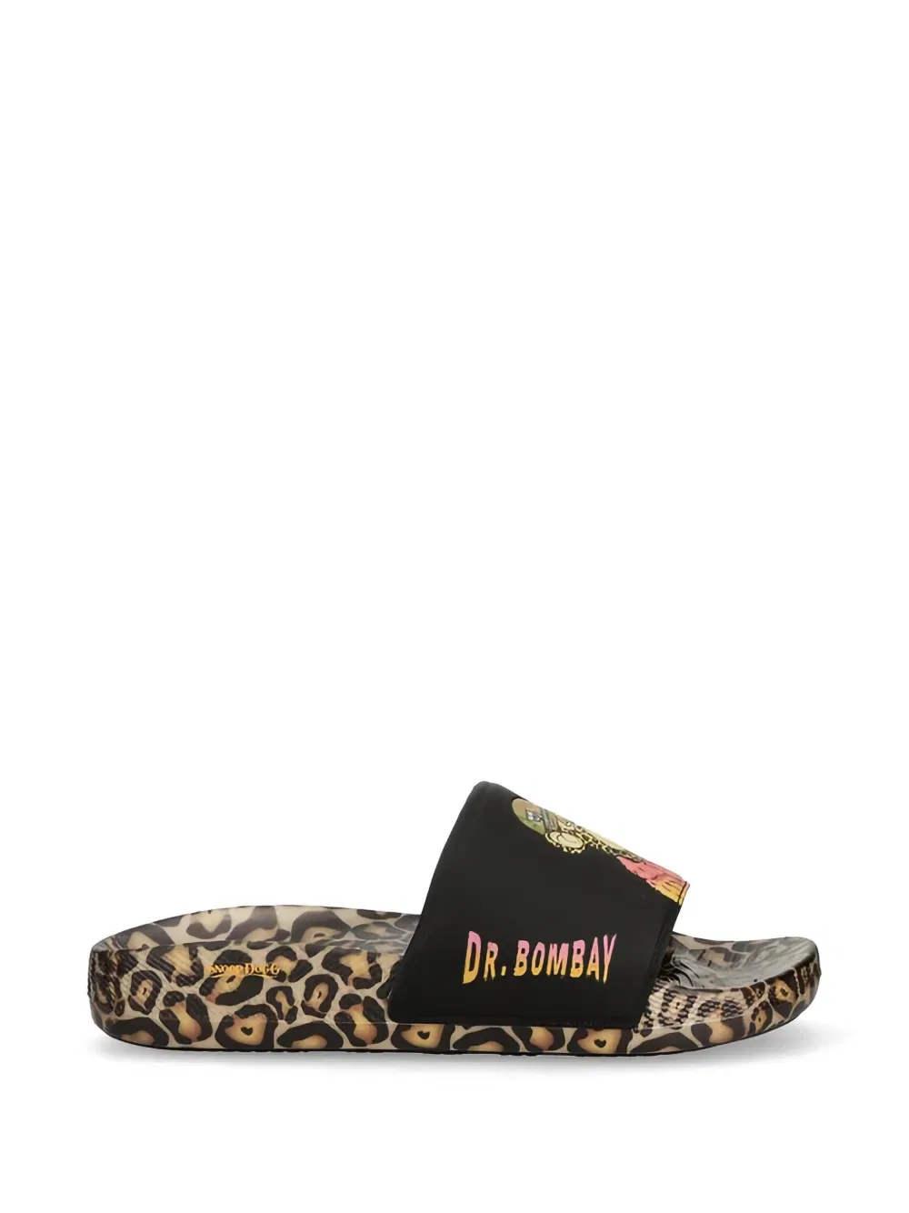 Шлепанцы с леопардовым принтом из коллаборации со Snoop Dogg Skechers, черный