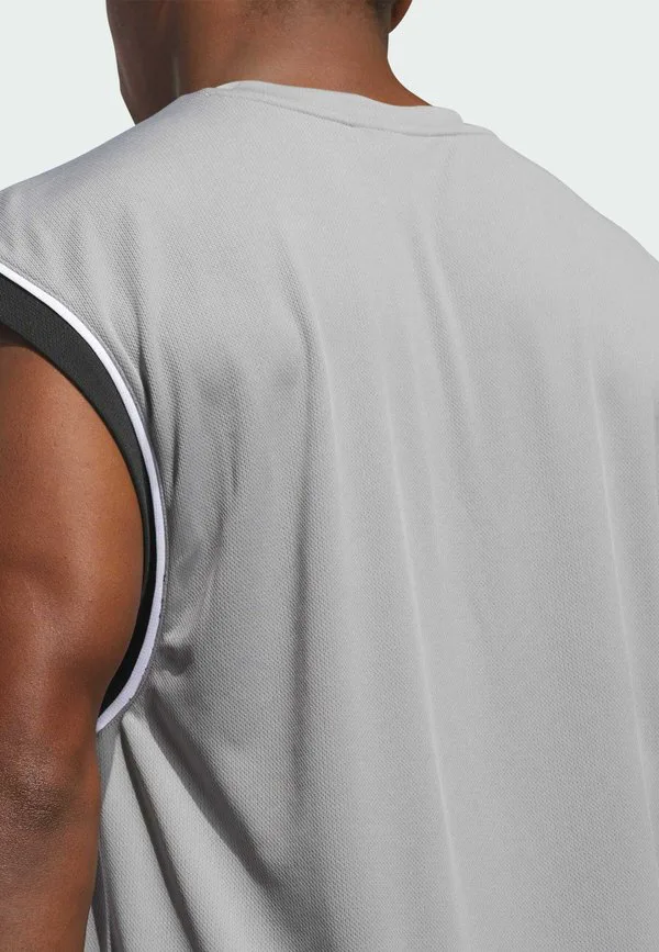 Спортивная футболка bos tank Adidas Performance, Grey Three Black — фото 4