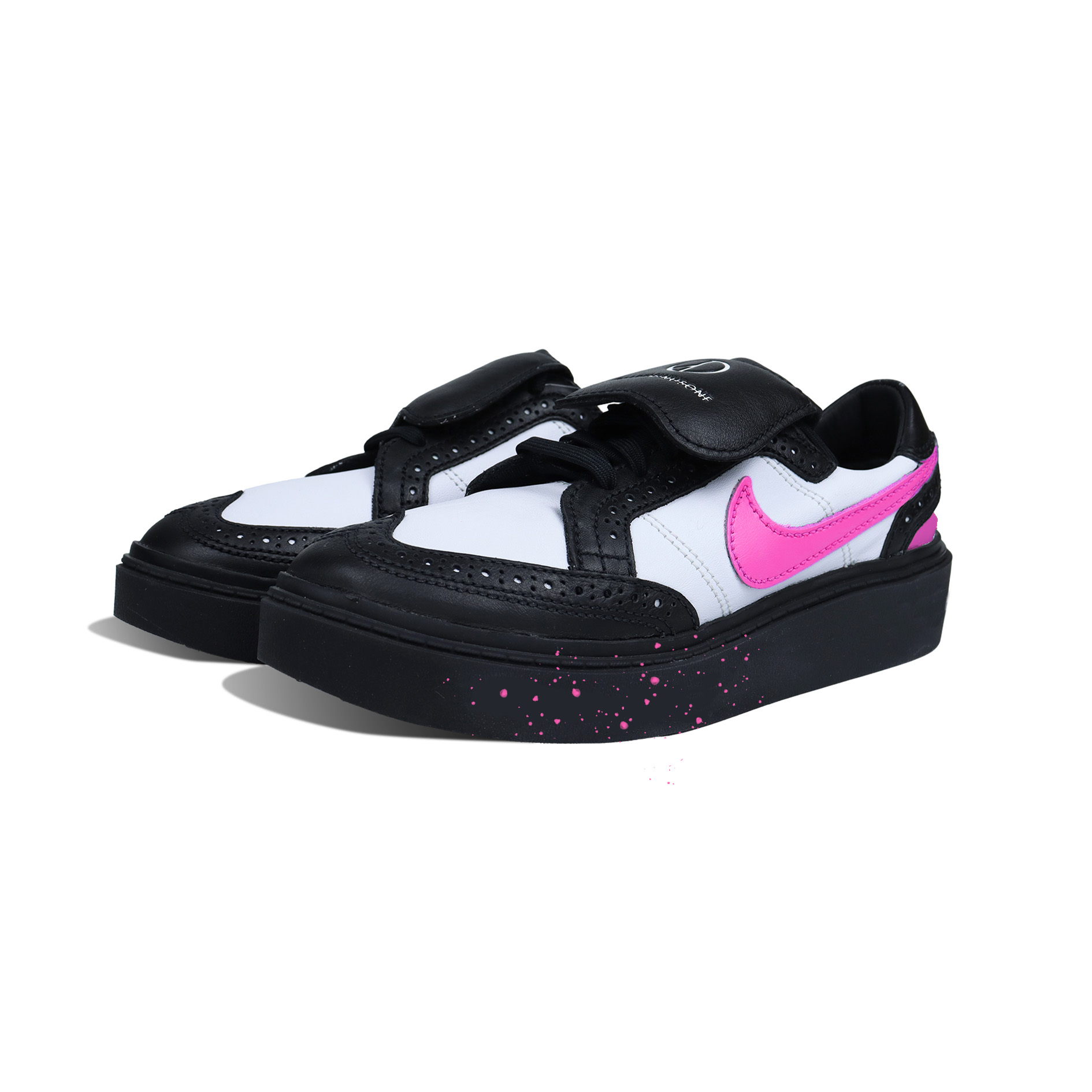 Кроссовки Peaceminusone Kwondo Slip Resistant Cushioning Low top Skateboard Shoes Unisex Nike, dusk фиолетовый розовый красный — фото 4