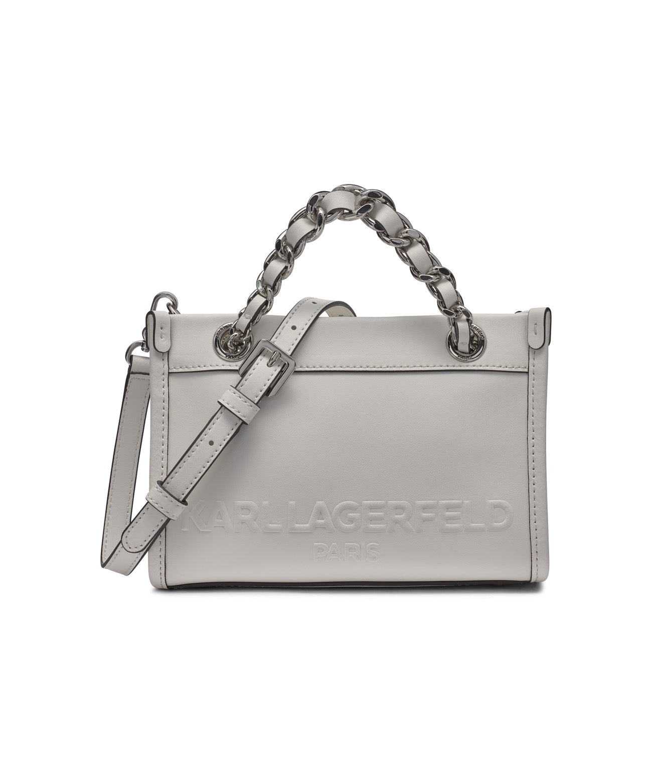 

Мини-сумка savoie crossbody с ремнем-цепочкой KARL LAGERFELD PARIS, белый