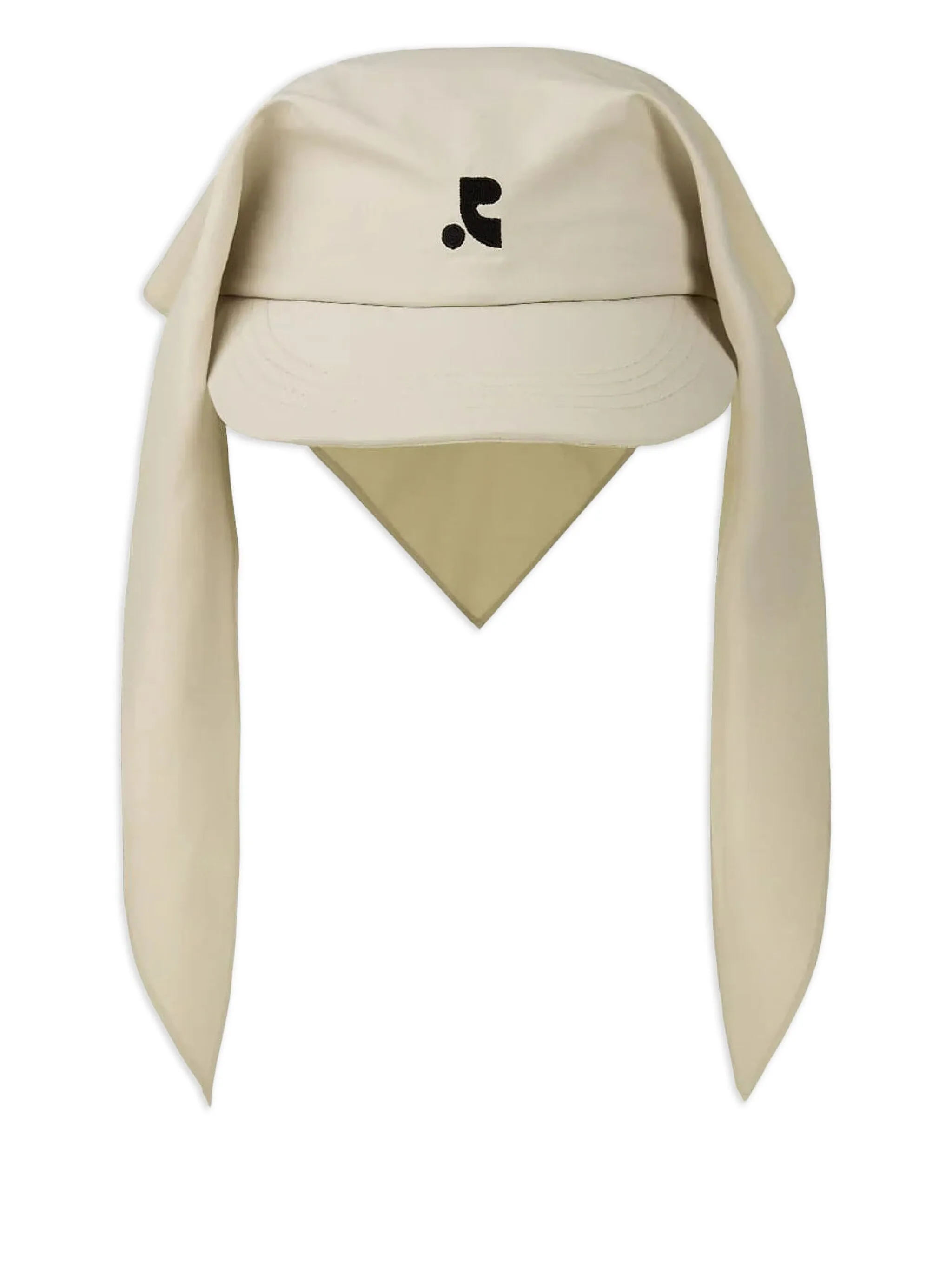 

Головной убор с вышитым логотипом и шарфом Rest&Recreation, бежевый