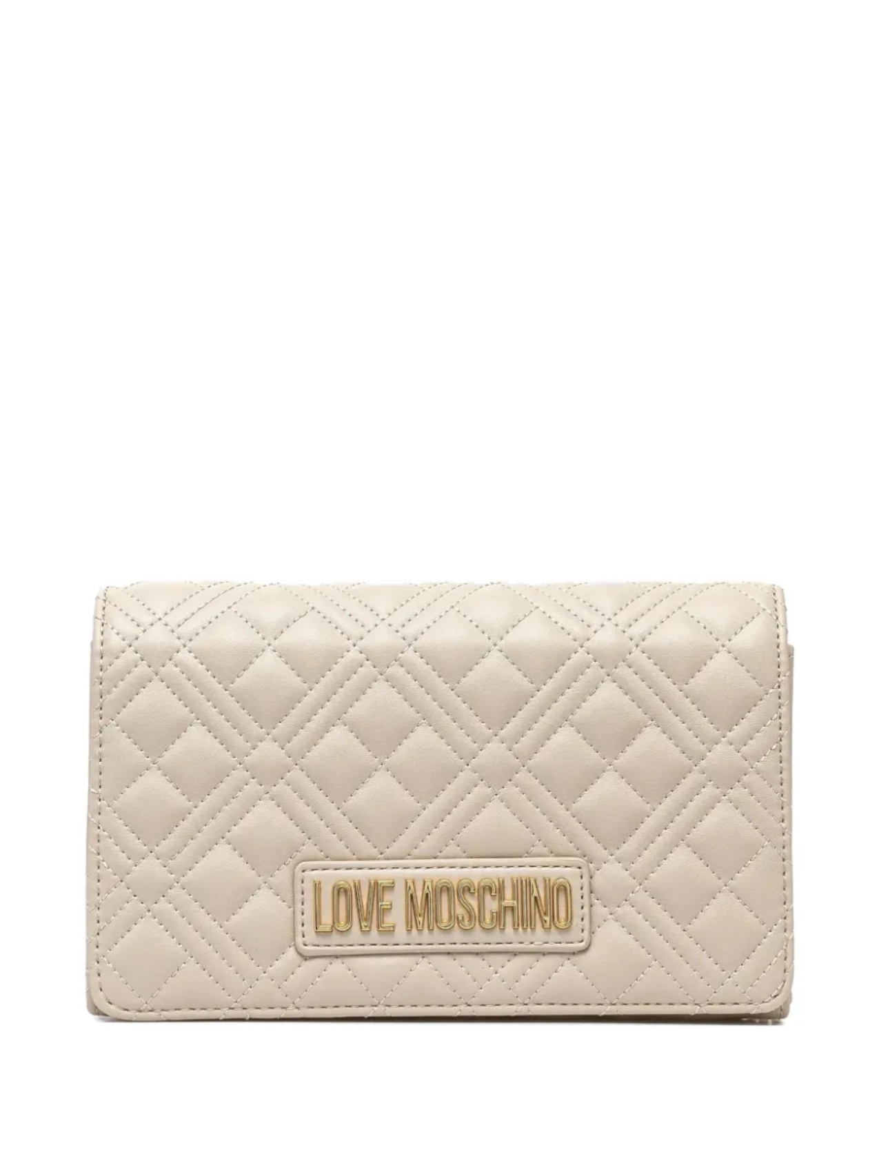 

Стеганая сумка через плечо Love Moschino, нейтральный
