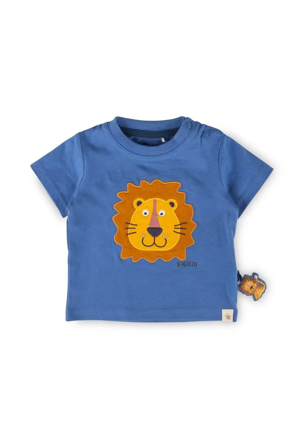 Футболка с принтом tiger & löwe Sigikid, Mittelblau