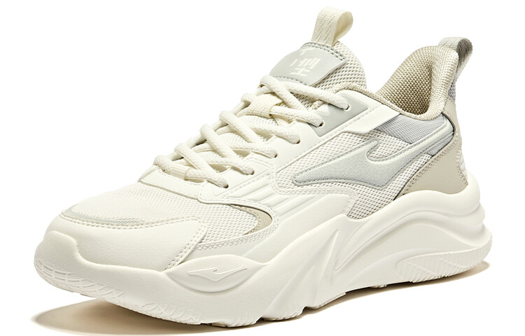 Кроссовки ERKE 2.0 Lifestyle Shoes Men Low-top Microcrystalline White White Dewy Gray, белый — фото 3