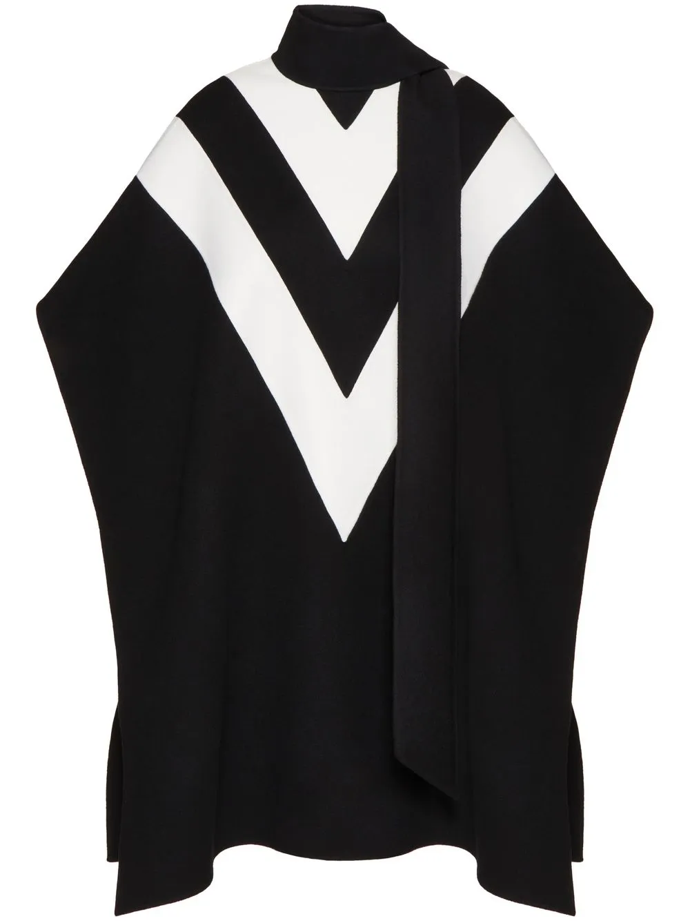 

Кейп с логотипом VLogo Signature Valentino Garavani, черный