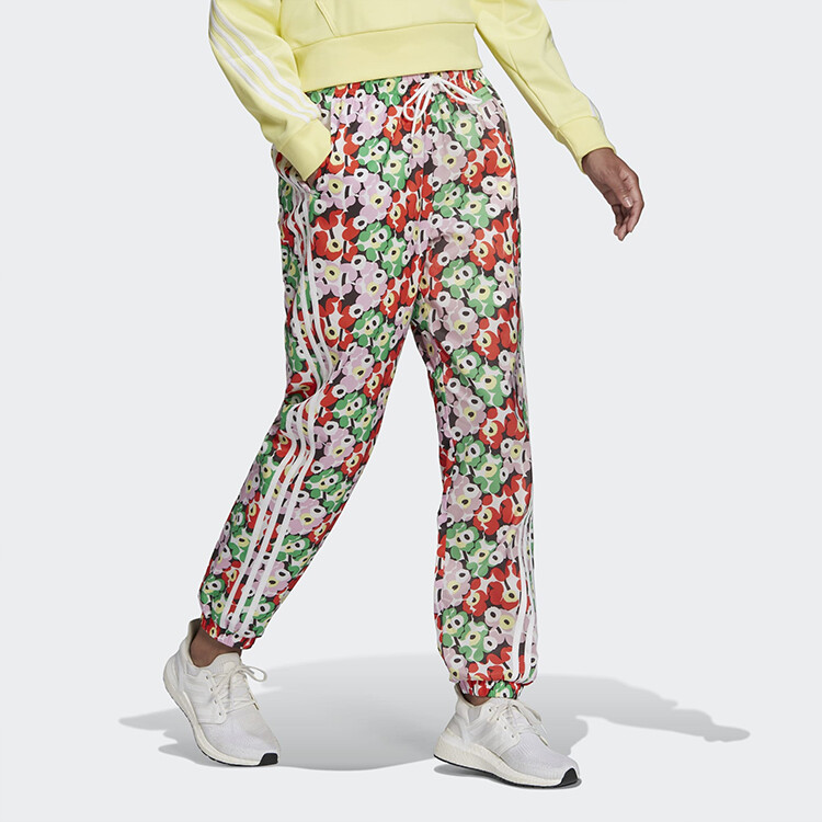 Marimekko X Marimekko трикотажные спортивные штаны женские разноцветные Adidas — фото 2