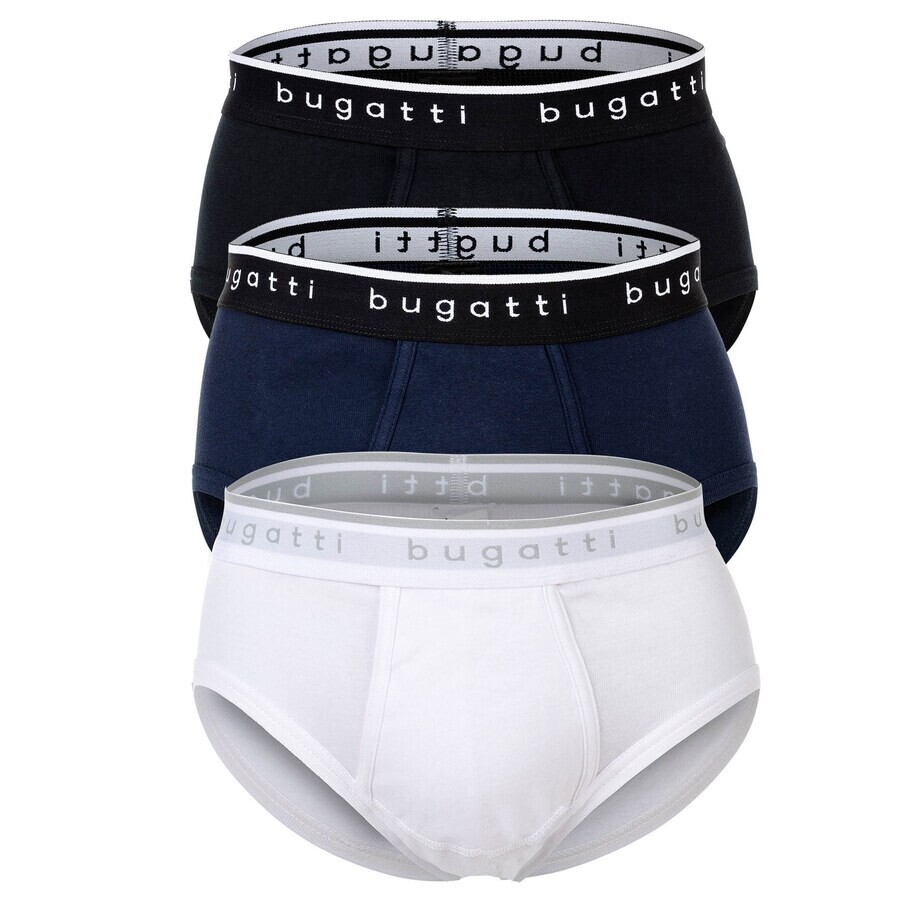 

Трусы bugatti Panty, цвет grey/black/white