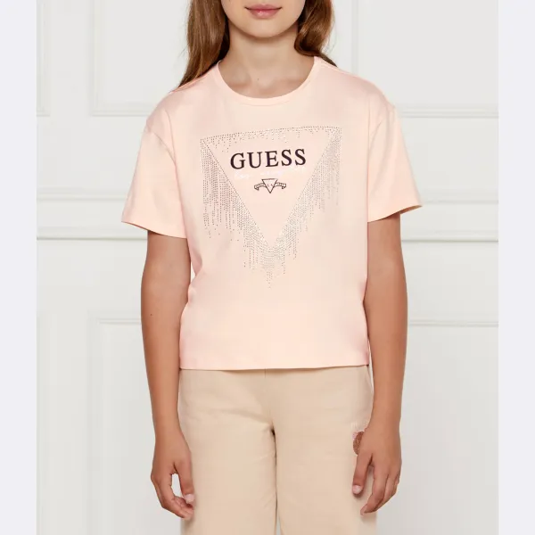 

Футболка стандартного кроя Guess, бежевый