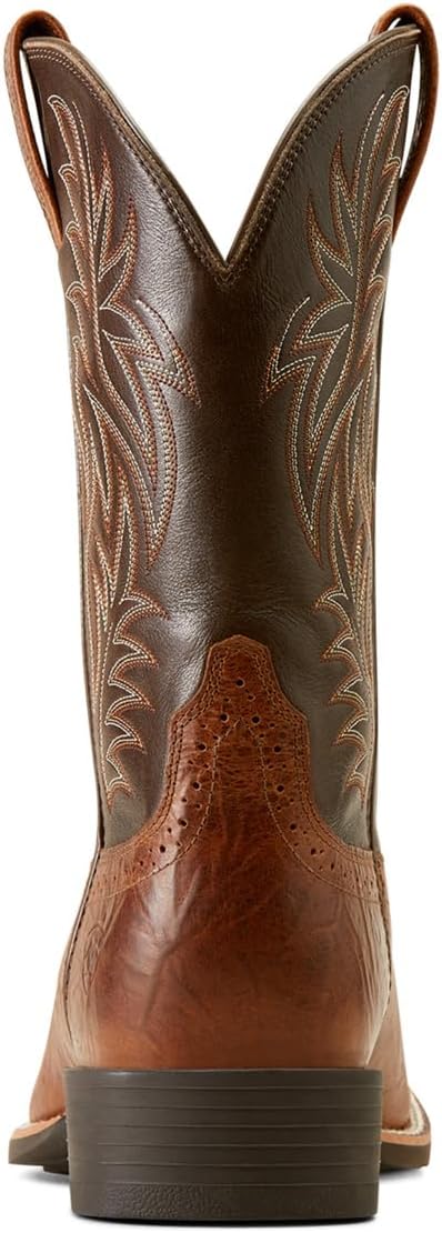 Мужские сапоги Ariat Arena Rebound Western с широким квадратным носком из кожи, коричневый — фото 4