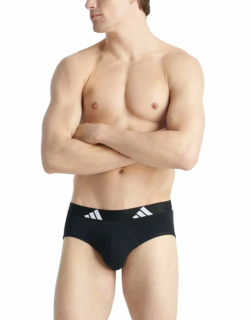 Комплект из 3 трусов Adidas Active Flex черного цвета — фото 2