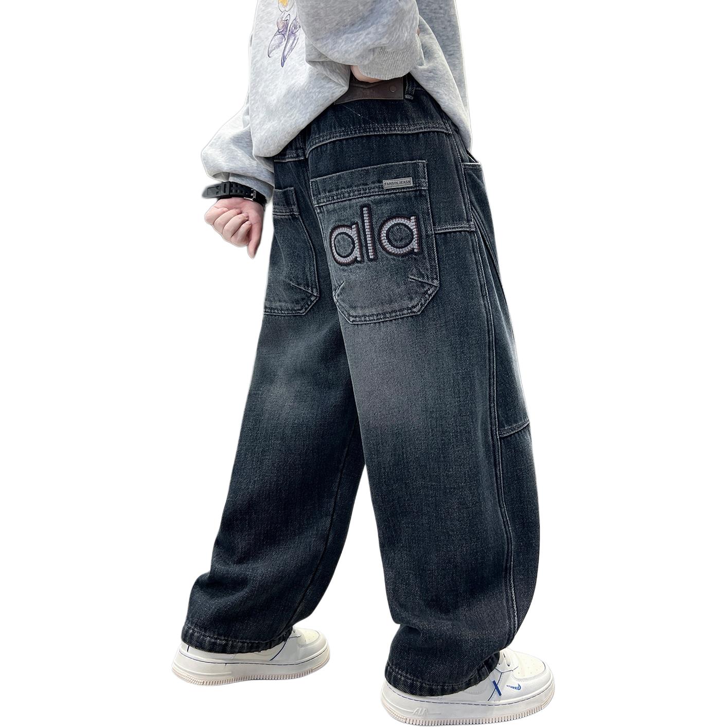 

Детские джинсы утепленные Disney, синий серый (thickened and fleece-lined)