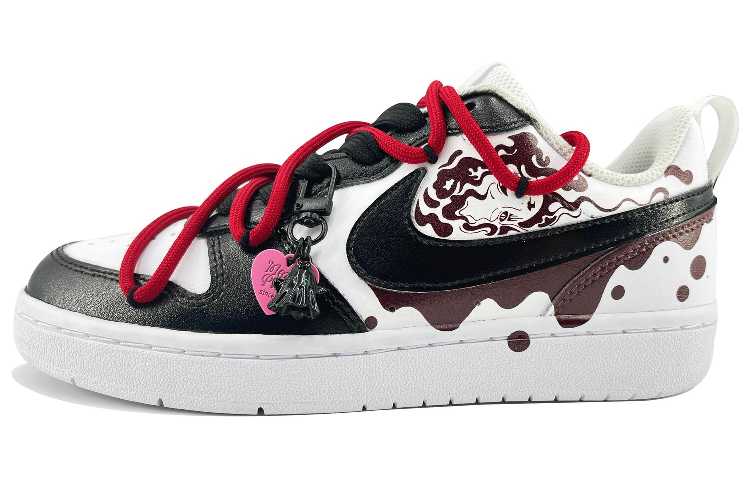 

Кроссовки Nike Court Borough Skateboard Shoes Women's Low-Top Black White