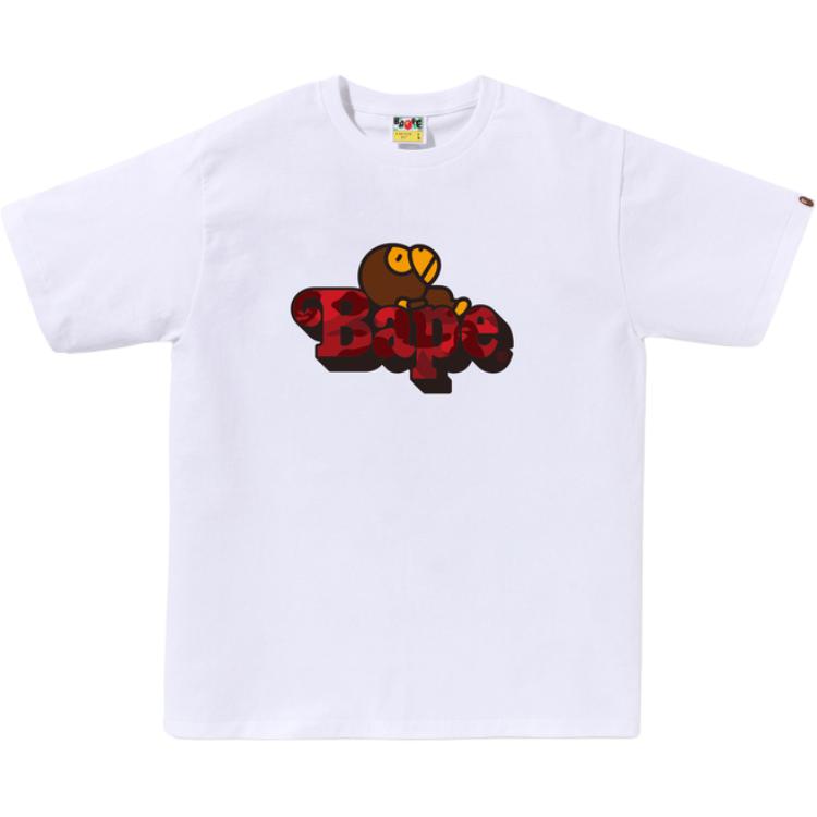 

Bape цветной камуфляж мило на Bape футболке A BATHING APE, белый