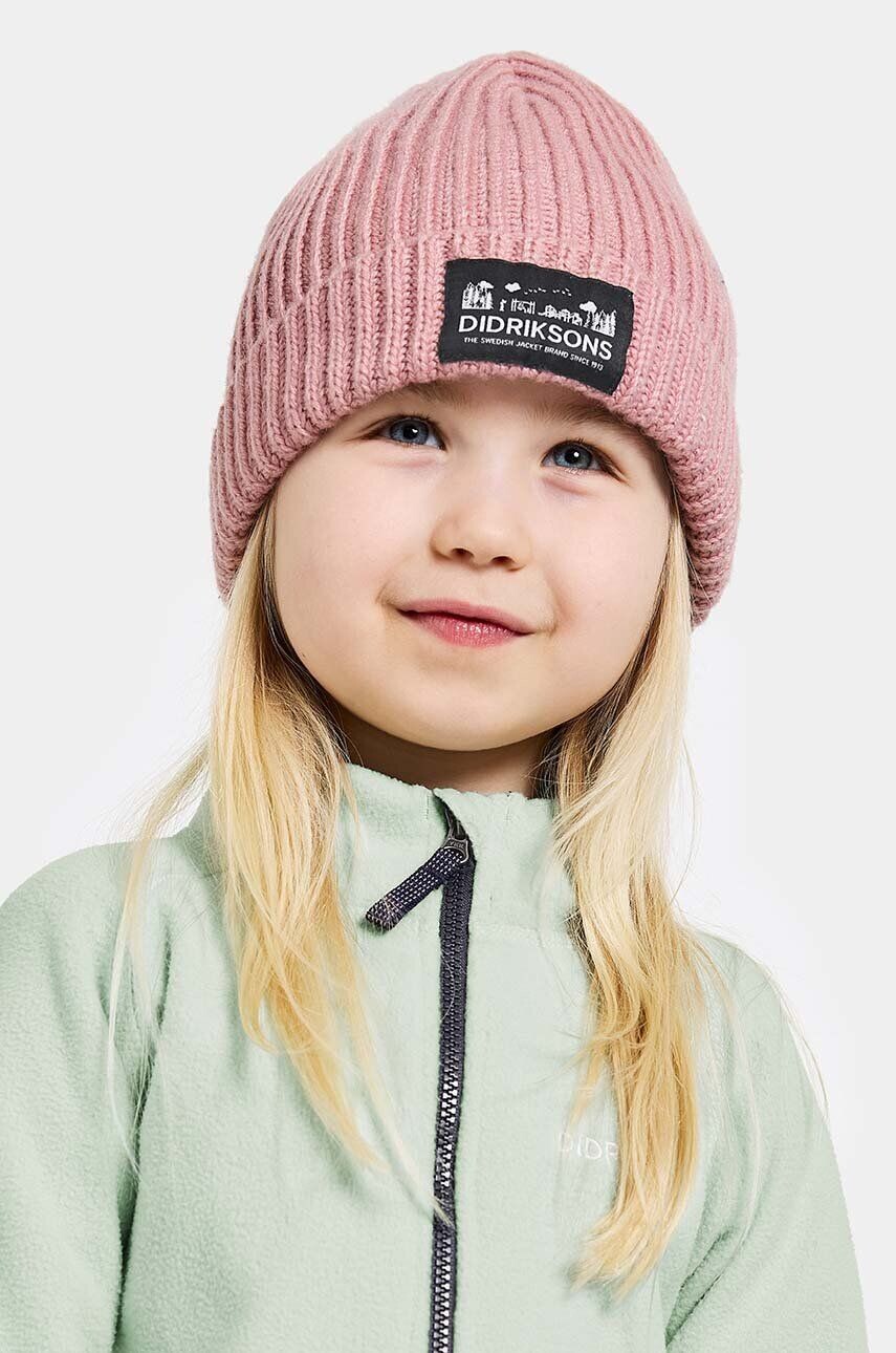 

Детская кепка Didriksons BUS KDS BEANIE, розовый