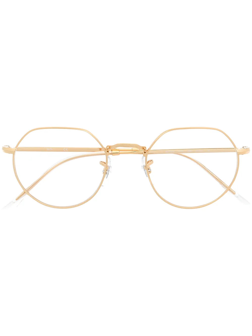 

Очки в круглой оправе Ray-Ban, золотой