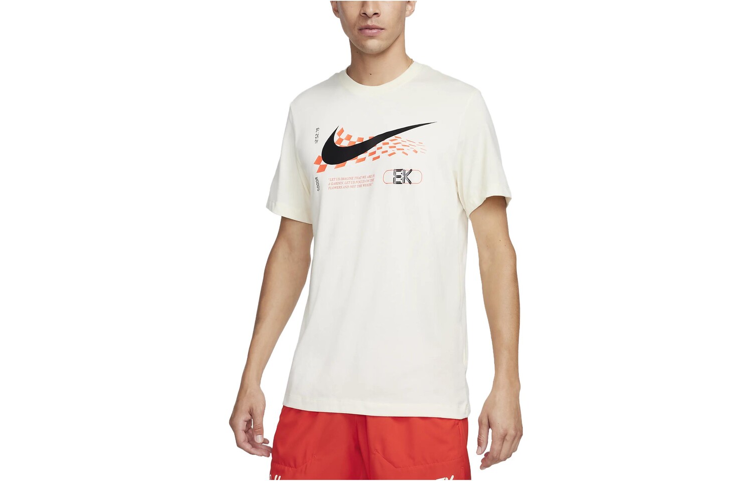 

Футболка мужская Off White Nike, кремовый