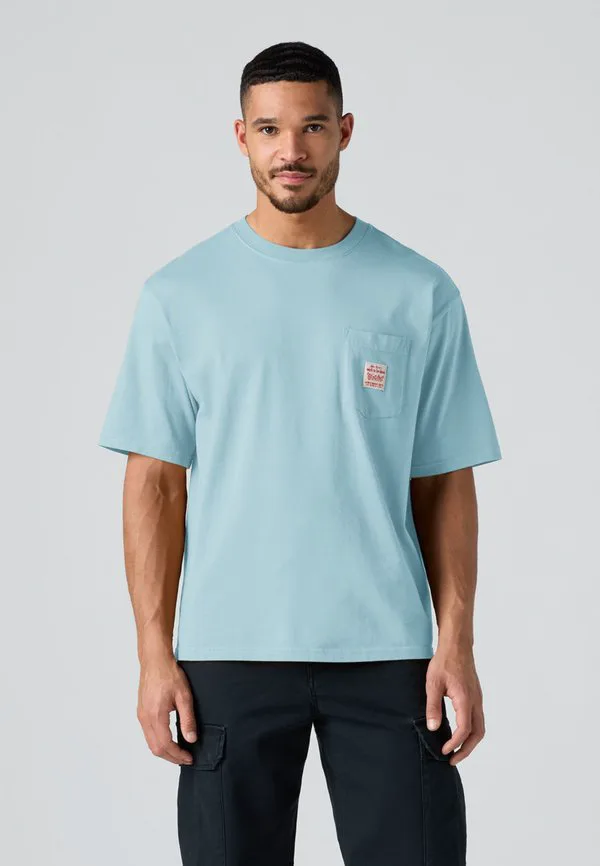 Рабочая футболка, базовая футболка Levi'S Workwear, Forget Me Not
