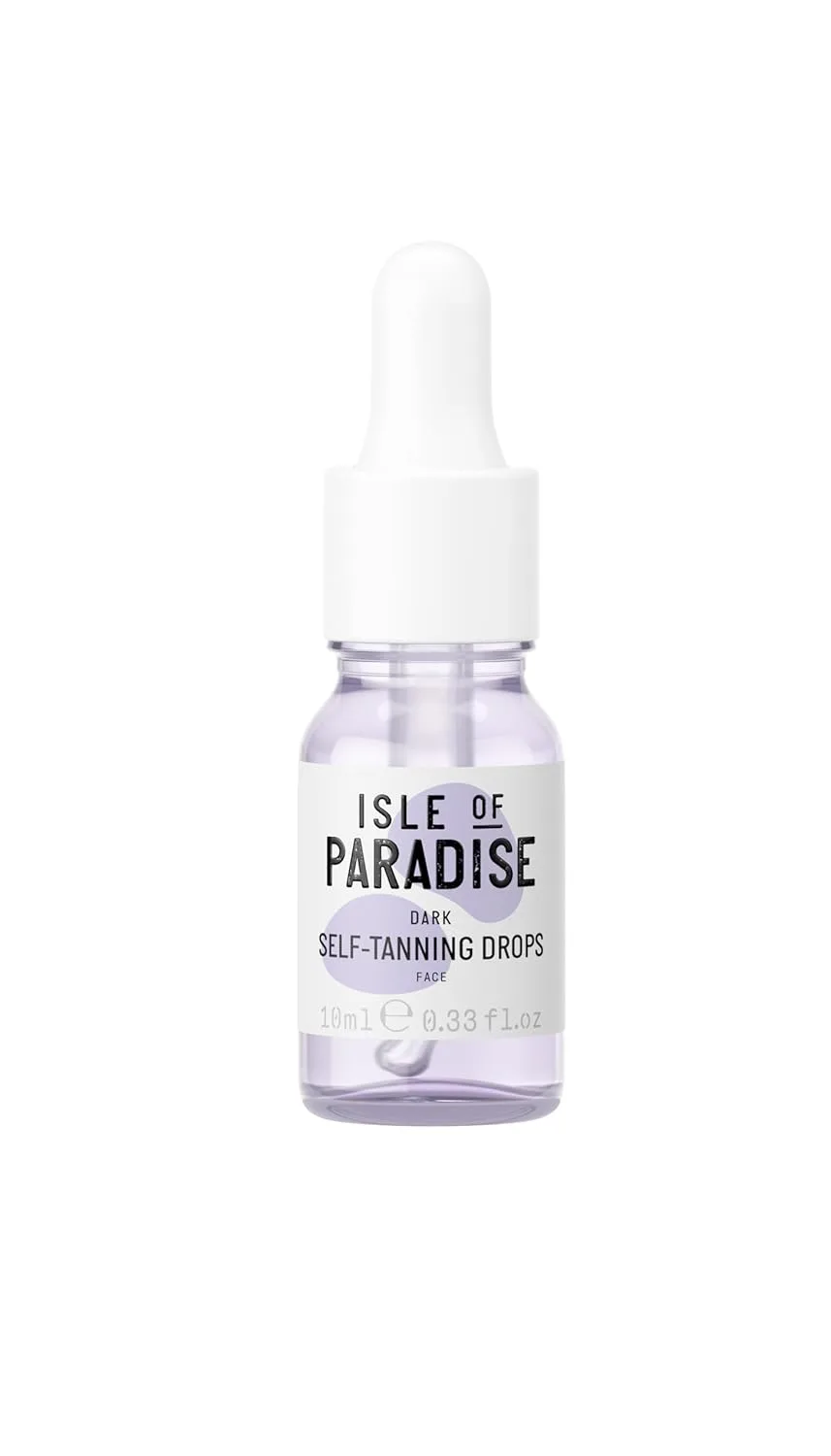 Капли для автозагара Isle of Paradise Mini Self Tanning Natural Glow Face Drops 9,8 мл (1 шт.), Dark
