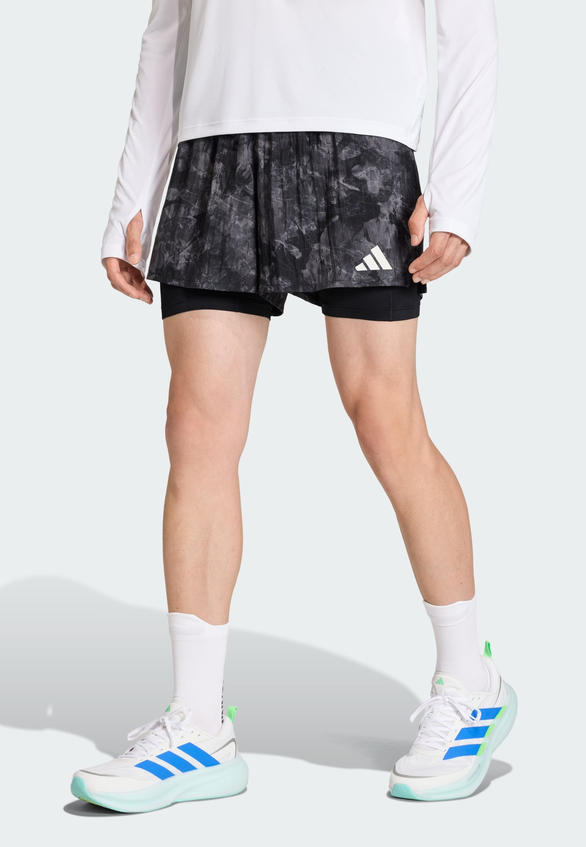 Adidas Performance Шорты для тренировок 'Adi365' в темно-сером цвете — фото 2